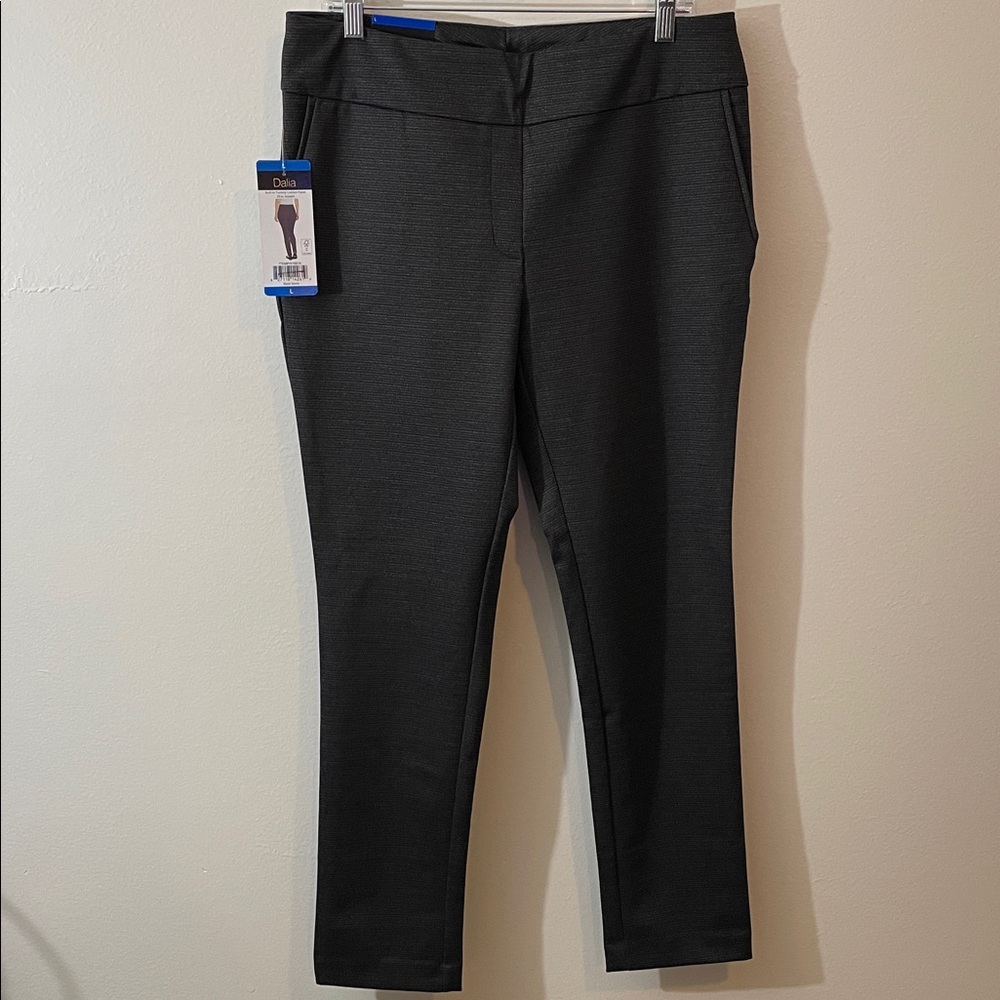 Dalia Women's Pull on Pant with Control Bl Tummy Control Black Stone, Size L /Z9